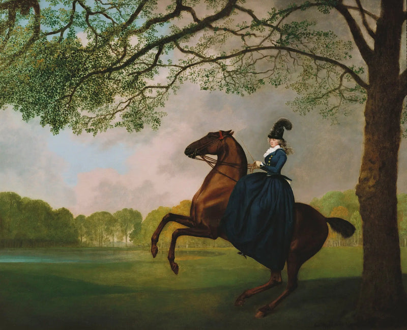 Laetitia, Lady Lade (1825'te vefat etmiş) - George Stubbs