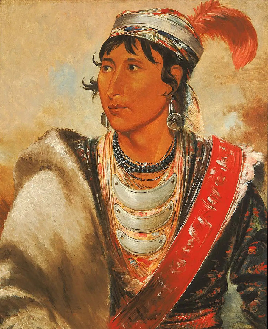Láh-shee, emici, "Creek Billy" takma adıyla - George Catlin