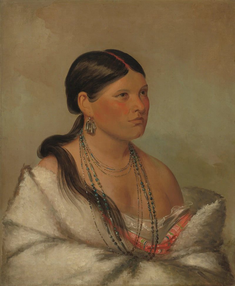 dişi kartal - Shawano - George Catlin