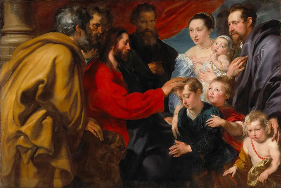 Bırakın çocuklar bana gelsin - Antoine van Dyck