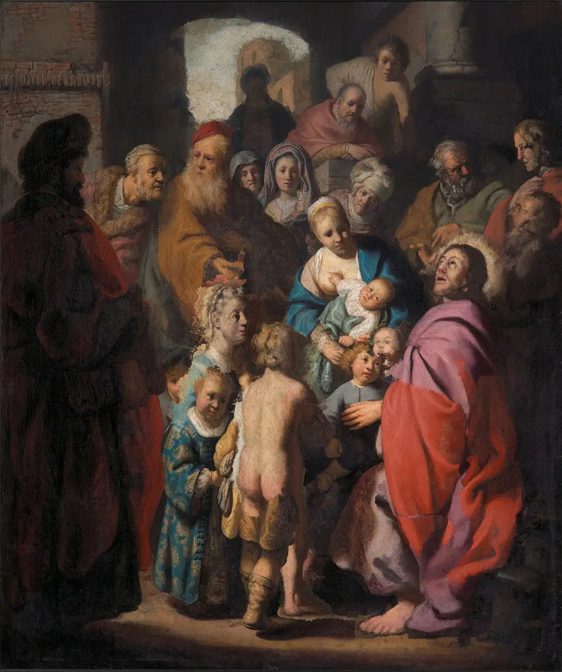 Bırakın küçük çocuklar bana gelsin - Rembrandt