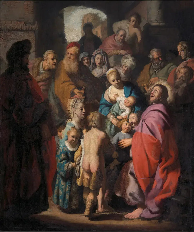 Bırakın küçük çocuklar bana gelsin - Rembrandt