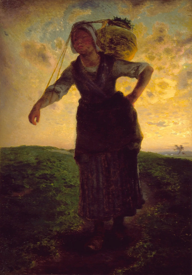 Gréville'deki Normandalı Sütçü - Jean-François Millet