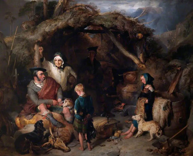 Highlands yasa dışı viski damıtığı - Edwin Henry Landseer