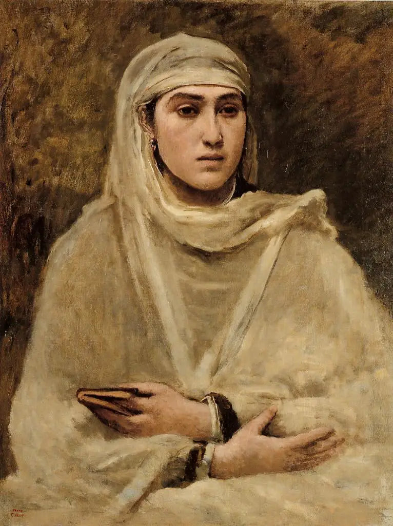 Cezayirli Kadın - Jean-Baptiste Camille Corot