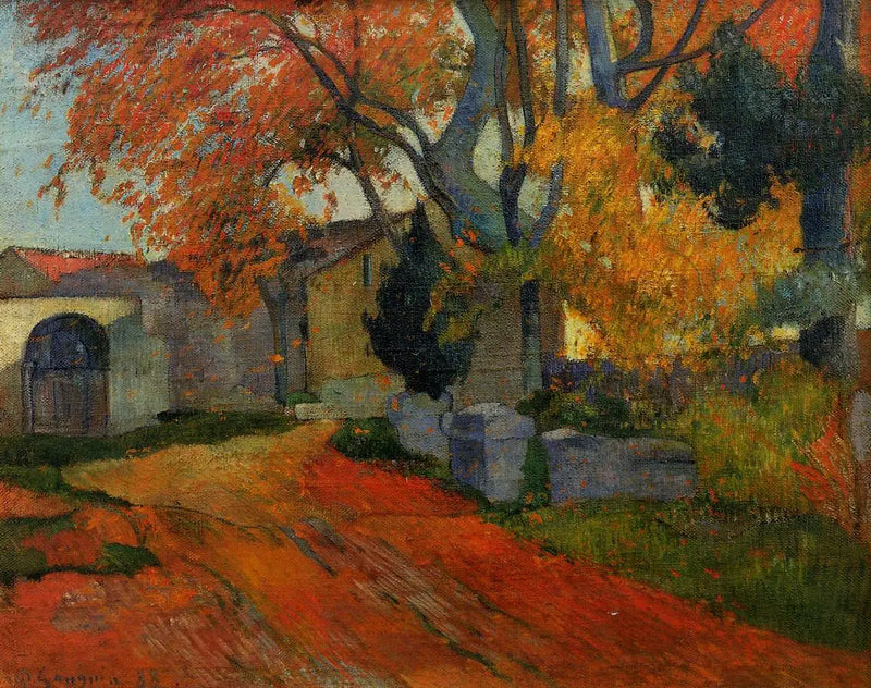 Alyscamps Yolu - Paul Gauguin