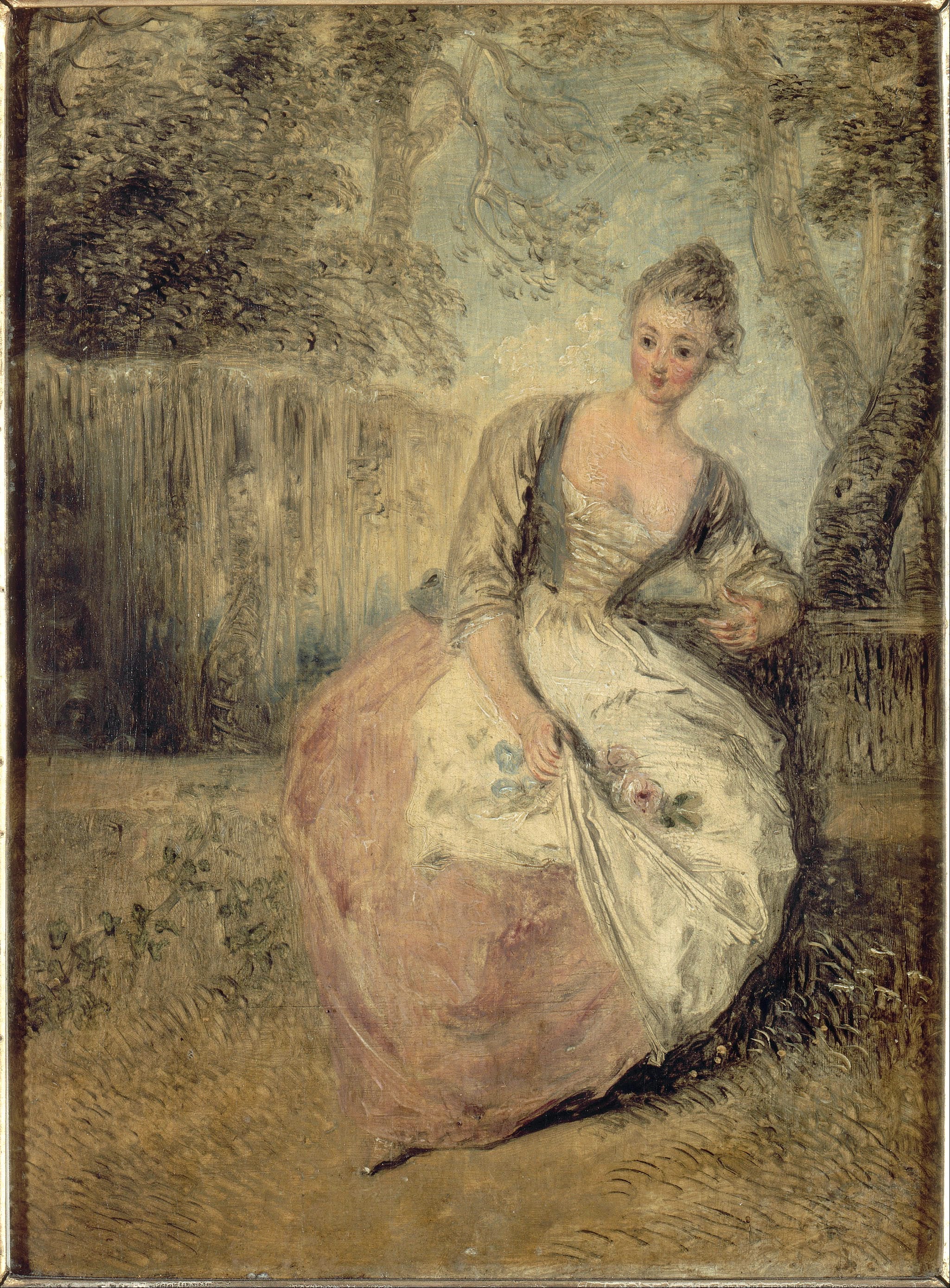 Endişeli Sevgili - Antoine Watteau