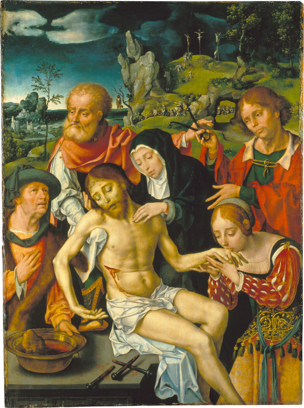 Lamentation du Christ - Joos van Cleve - Alpha Reproduction
