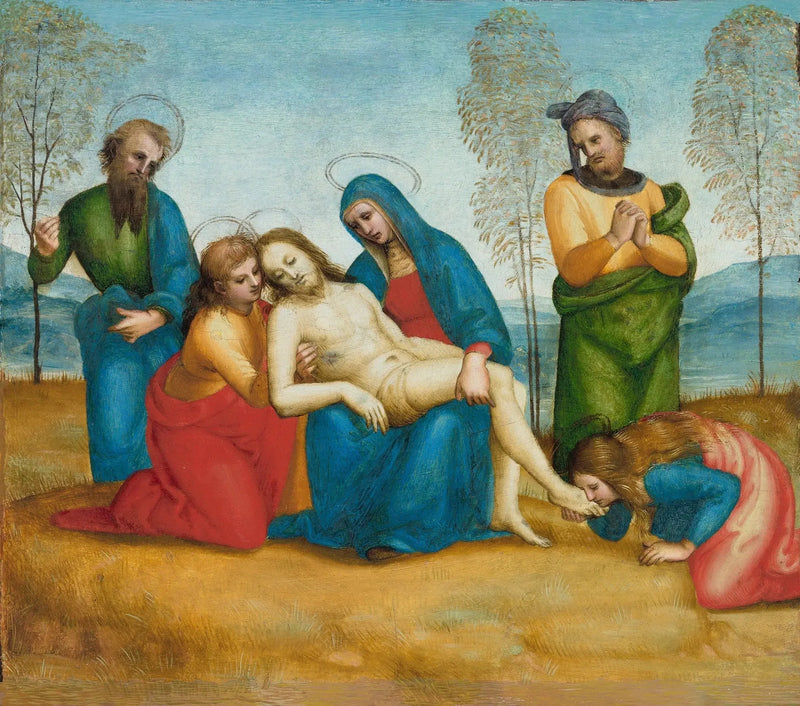 Ölü Mesih Üzerine Yas - Raphael Sanzio