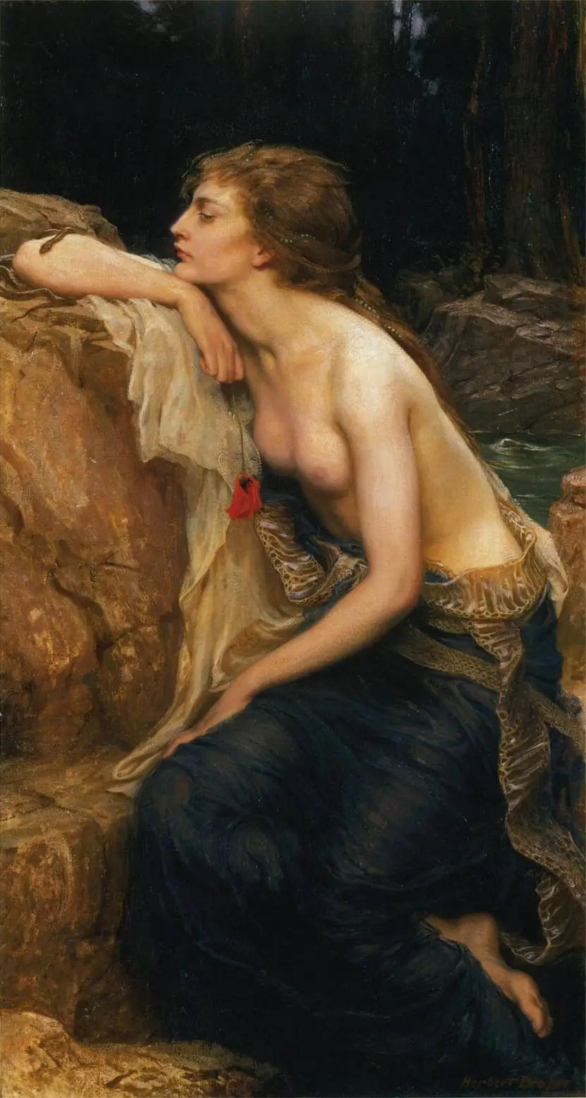 Lamia - Herbert Draper - Alpha Reproduction