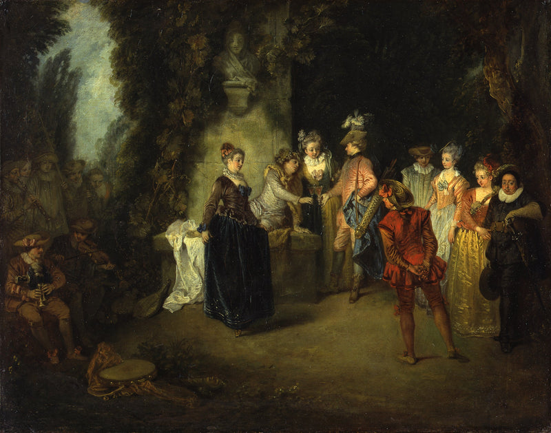 Fransız Komedisi'nde Aşk - Antoine Watteau