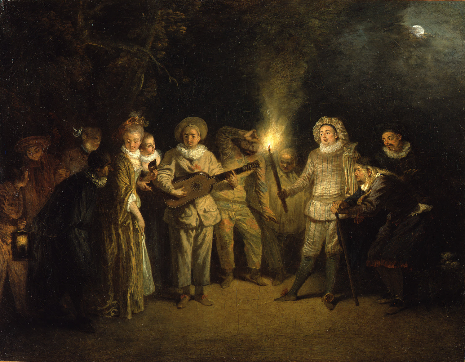 İtalyan Tiyatrosunda Aşk - Antoine Watteau