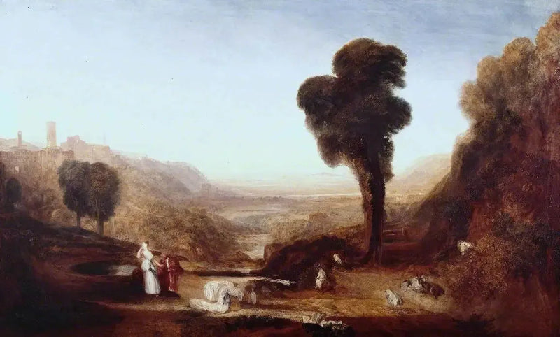 Manzara: Mesih ve Samiriye Kadını - J. M. W. Turner
