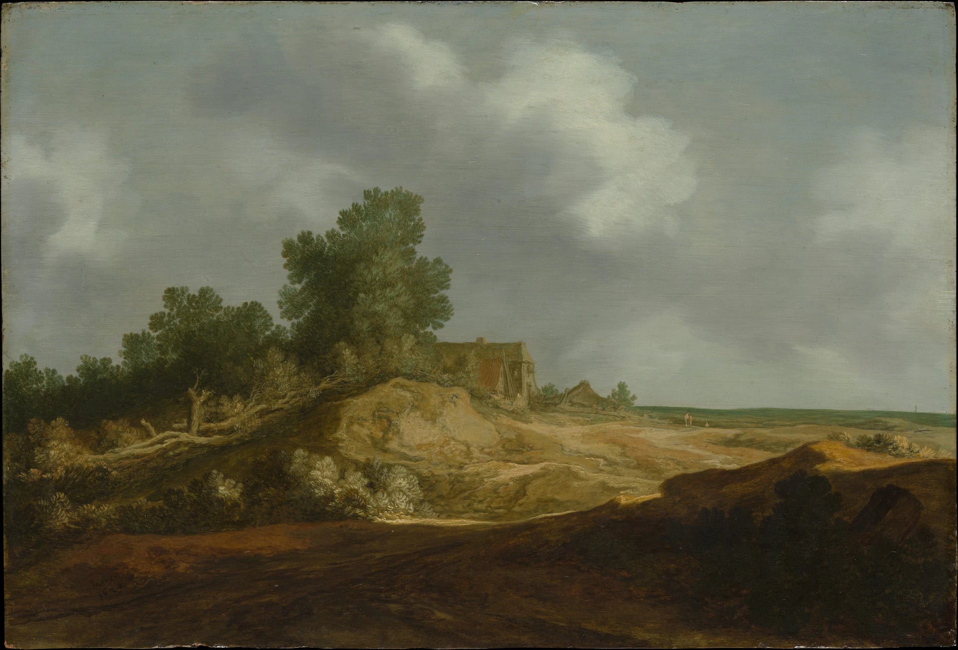 Landscape with a Cottage - Pieter de Molijn