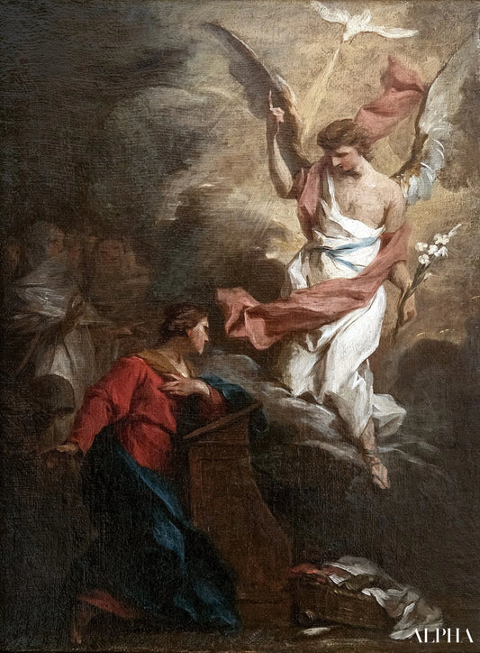 L’Annonciation en présence d’Ammantate - Pierre Subleyras Reproductions de tableaux à la peinture à l’huile
