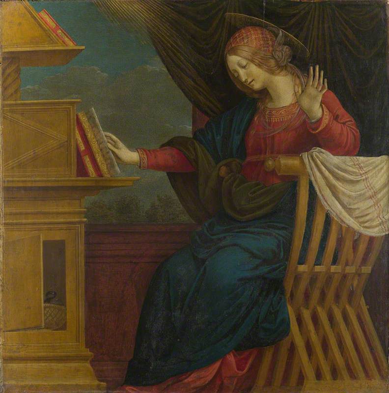 L’Annonciation: La Vierge Marie - Gaudenzio Ferrari - Alpha Reproduction