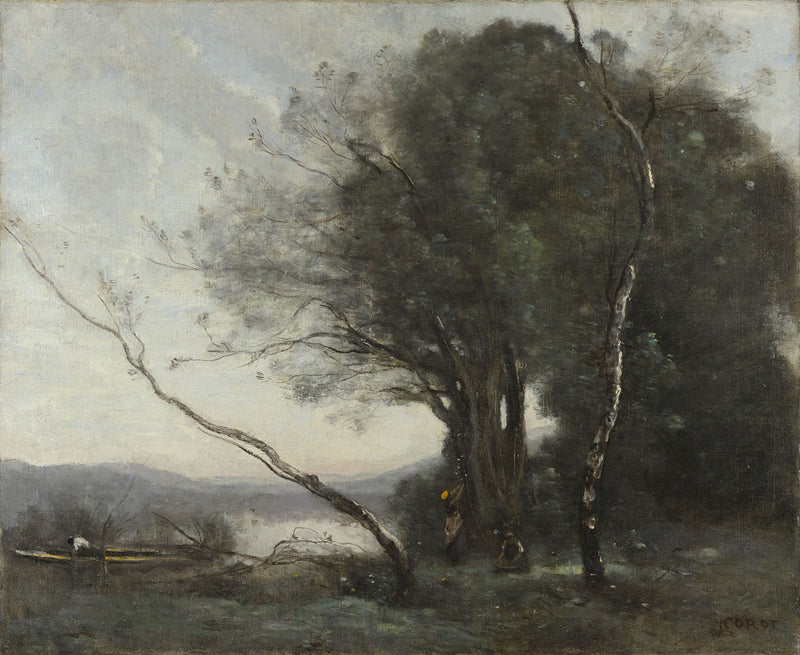 L'arbre penché - Jean-Baptiste Camille Corot