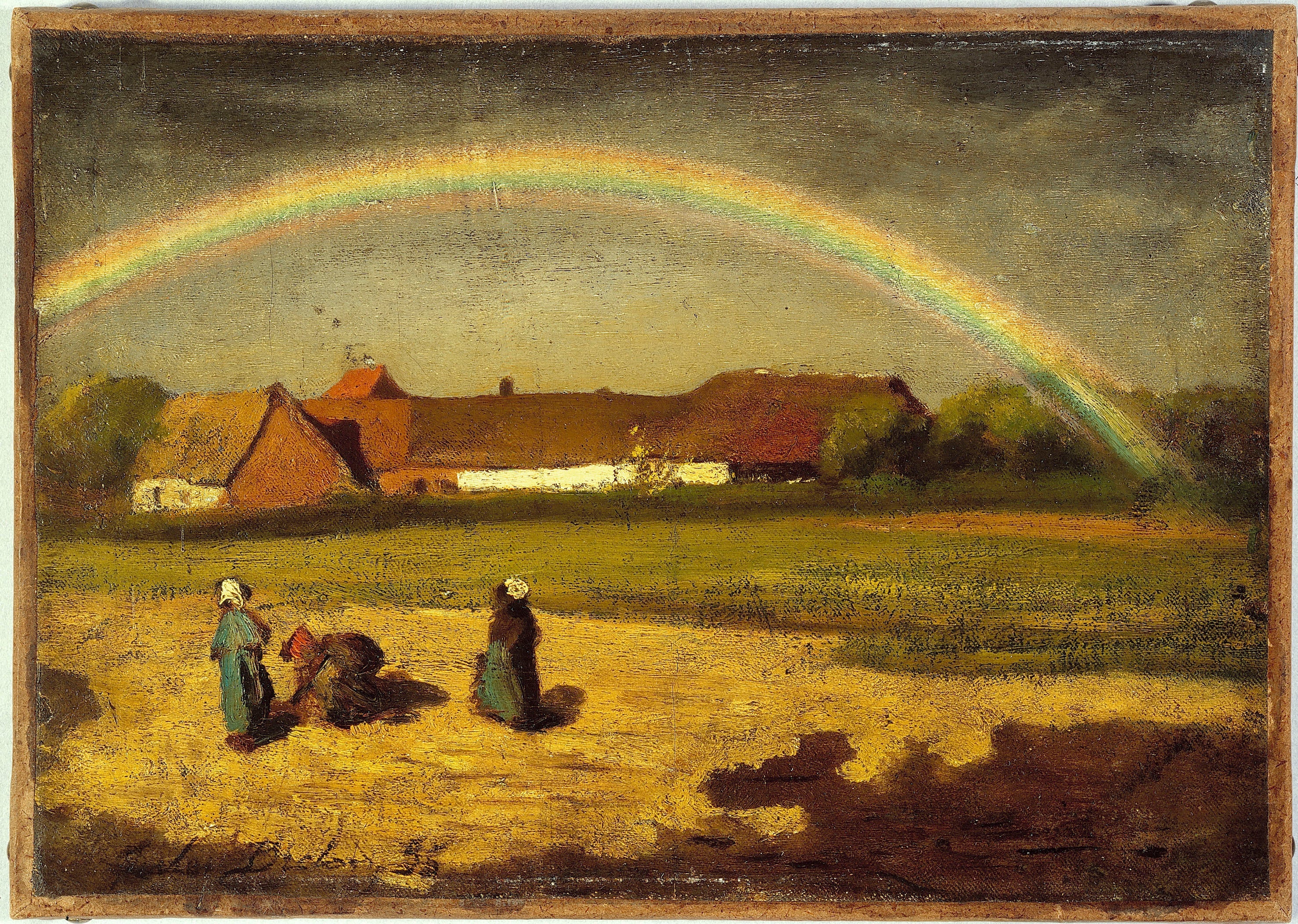 L'arc-en-ciel à Courrières - Jules Breton