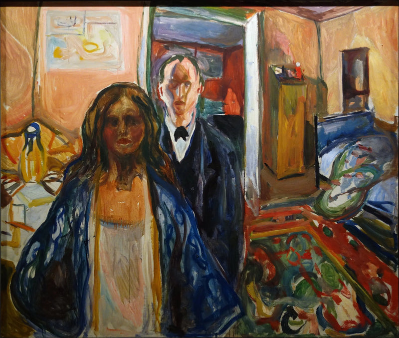 Sanatçı ve Modeli - Edvard Munch