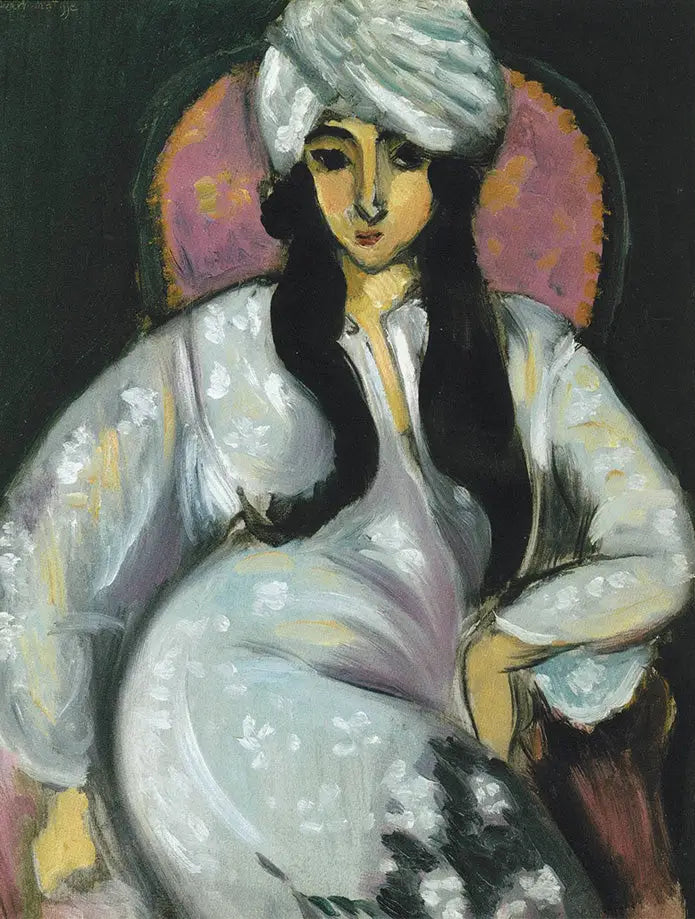 Beyaz turbanlı Laurette - Henri Matisse