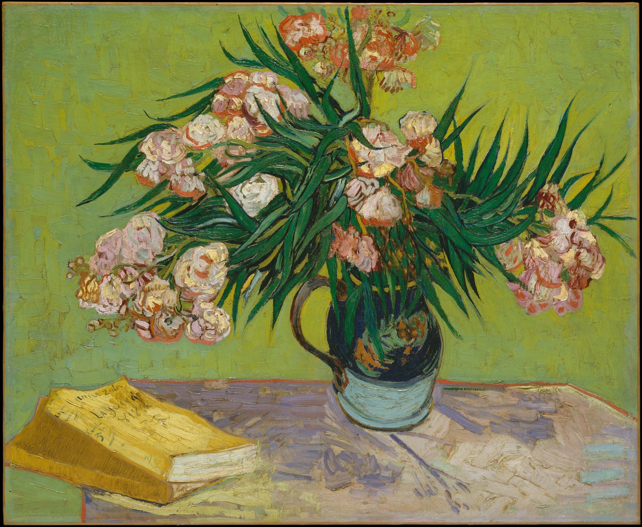 Lauriers-roses F593 de Vincent van Gogh, Metropolitan Museum of Art