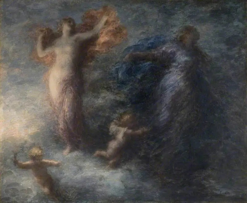 Aurore ve Gece - Henri Fantin-Latour