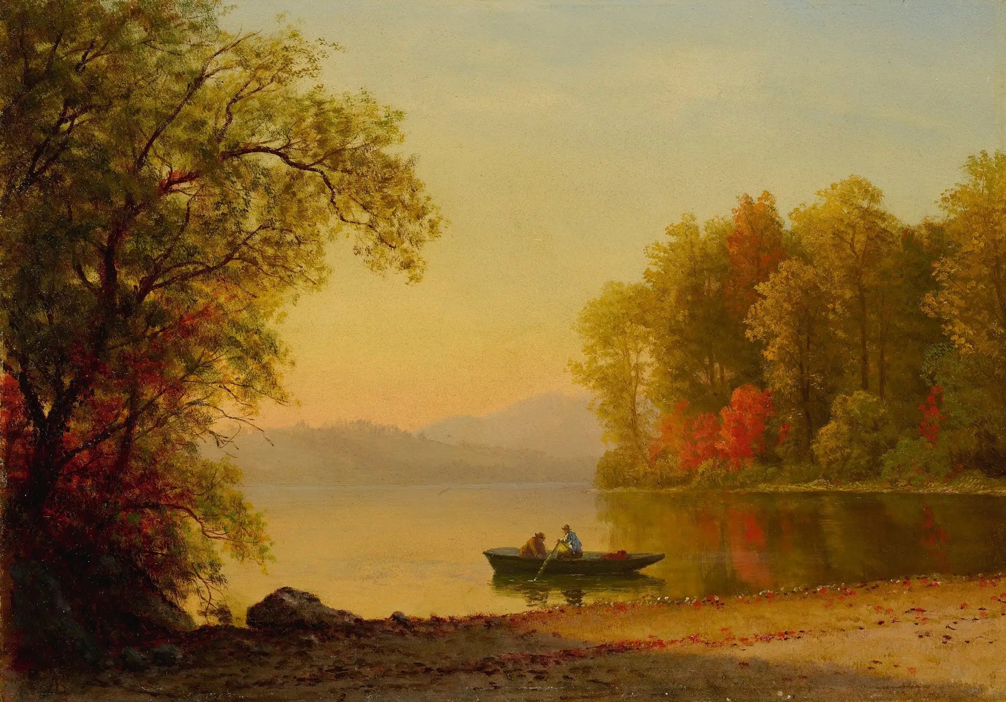 L’automne sur le lac - Albert Bierstadt - Alpha Reproduction
