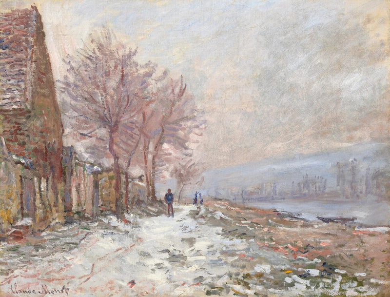 Lavacourt, kış - Claude Monet