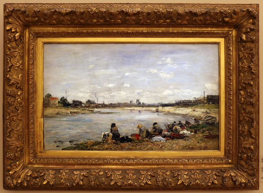 Yıkama - Eugène Boudin