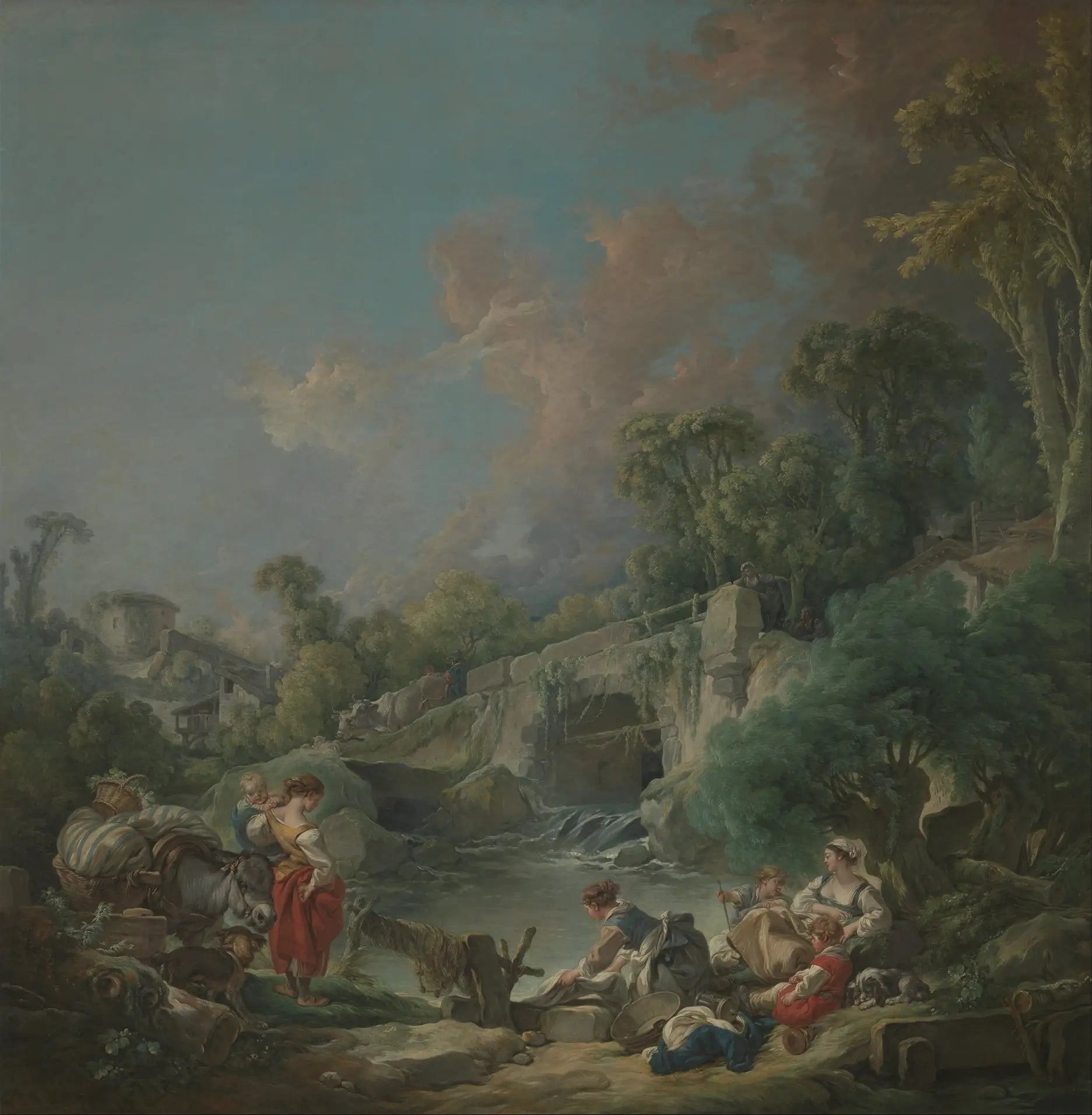 Lavandières - François Boucher - Alpha Reproduction