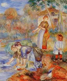 Çamaşırhaneler - Pierre-Auguste Renoir