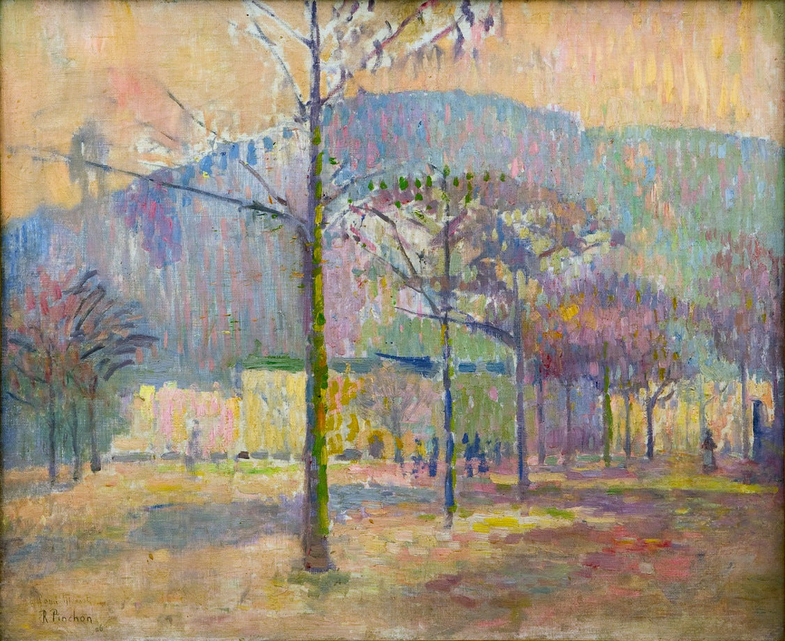 L'avenue Saint-Paul et la Côte Sainte-Catherine, Rouen - Robert Antoine Pinchon