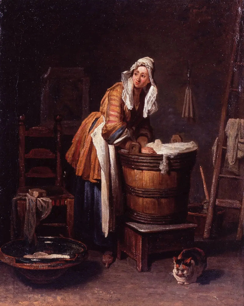 Çamaşır Makinesi - Jean Simeón Chardin