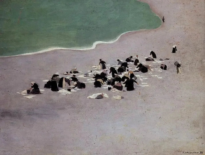 Étretat Çamaşır Makinesi - Félix Vallotton