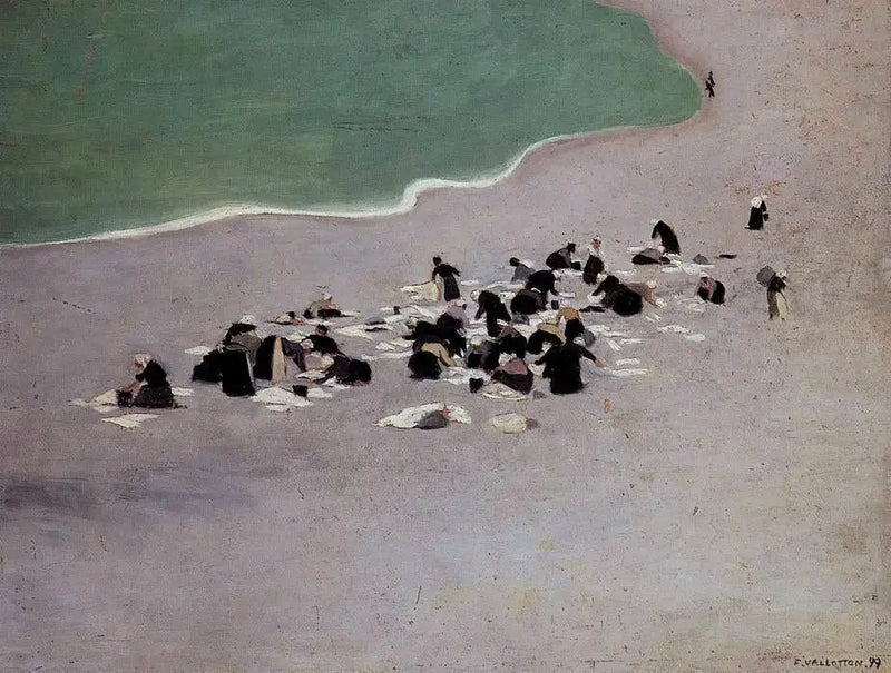 Étretat Çamaşır Makinesi - Félix Vallotton