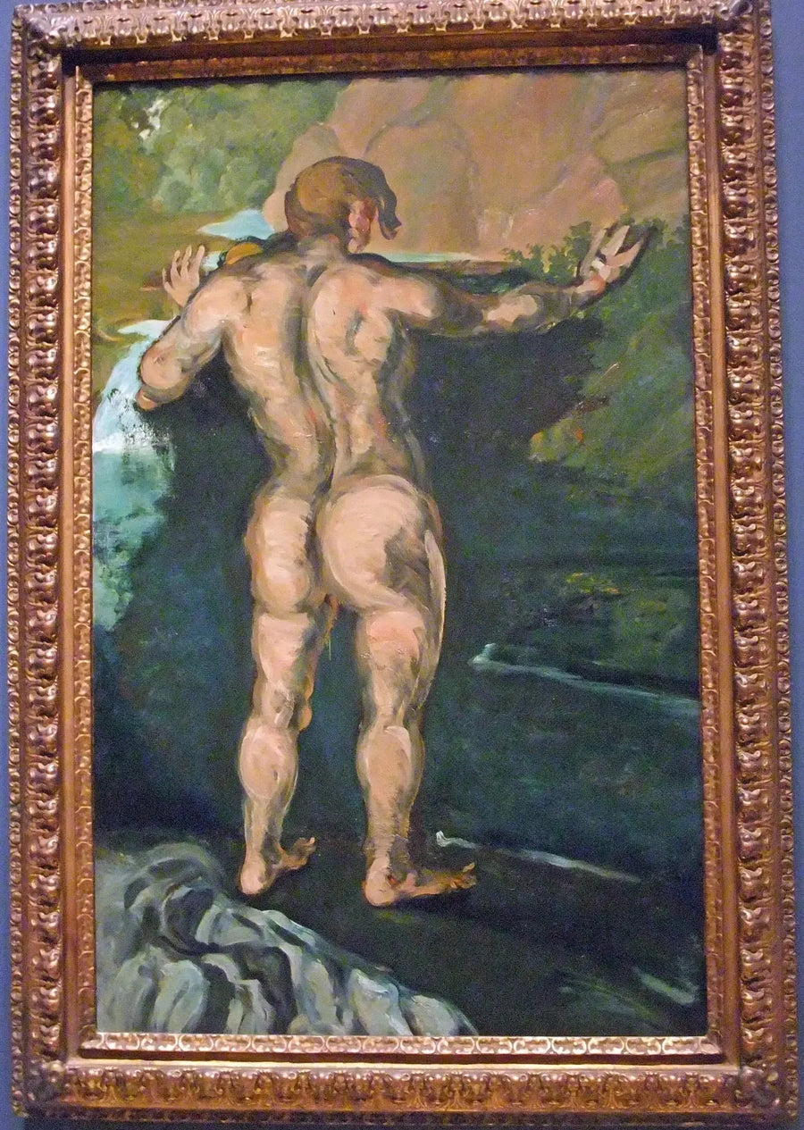 Kayalıktaki Yüzen - Paul Cézanne