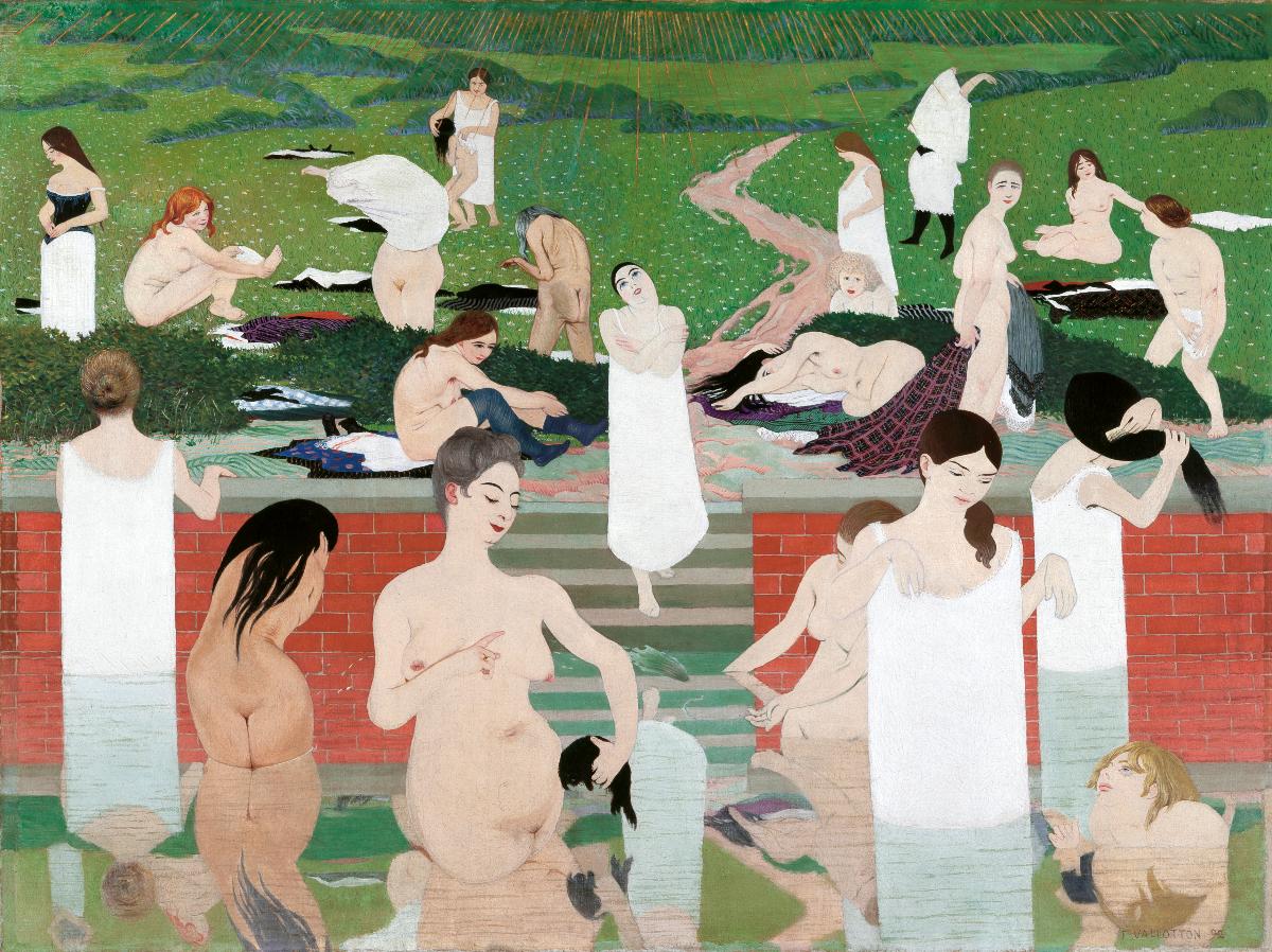 Le Bain au soir d'été - Félix Vallotton