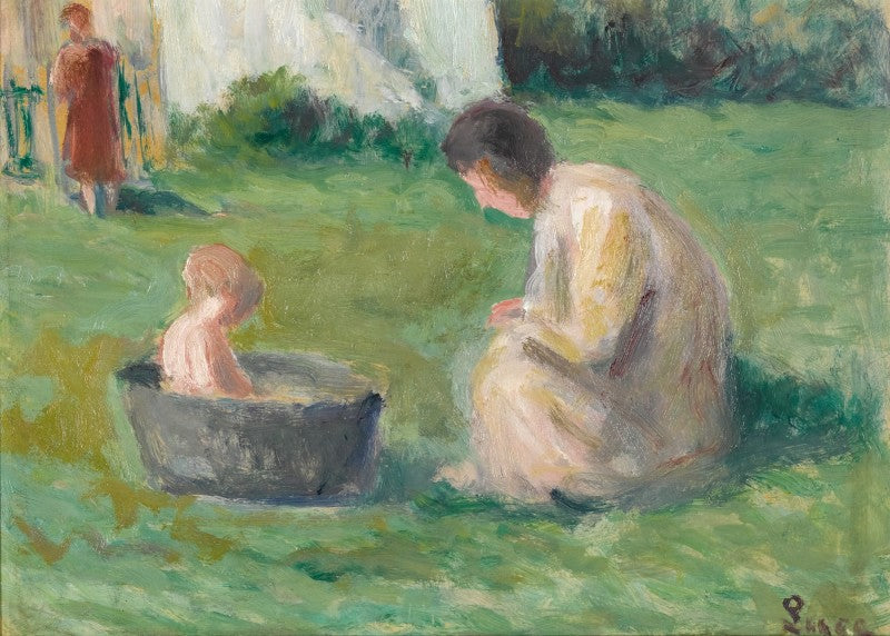 Bebek Banyosu - Maximilien Luce