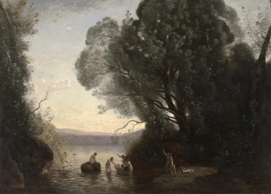 Diane'nin Banyosu - Jean-Baptiste Camille Corot