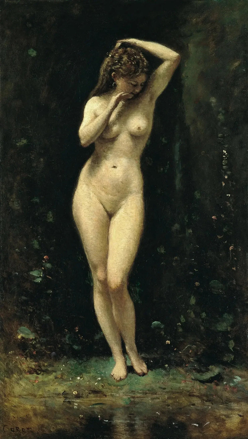 Diane'in Banyosu (La Fontaine) - Jean-Baptiste Camille Corot