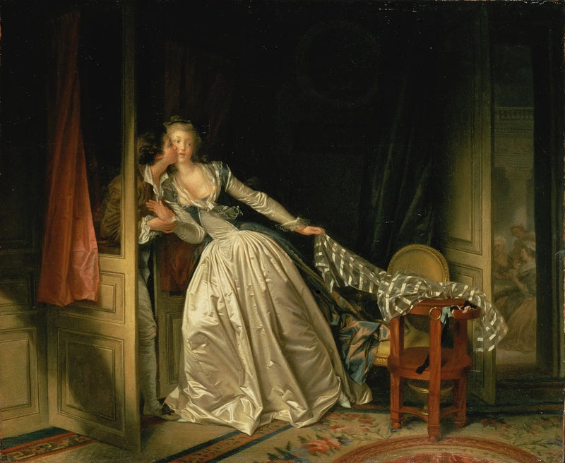 Gizlice Öpücük - Jean-Honoré Fragonard