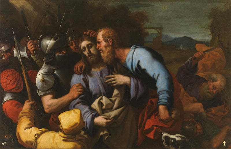 Yahuda'nın Öpücüğü - Luca Giordano
