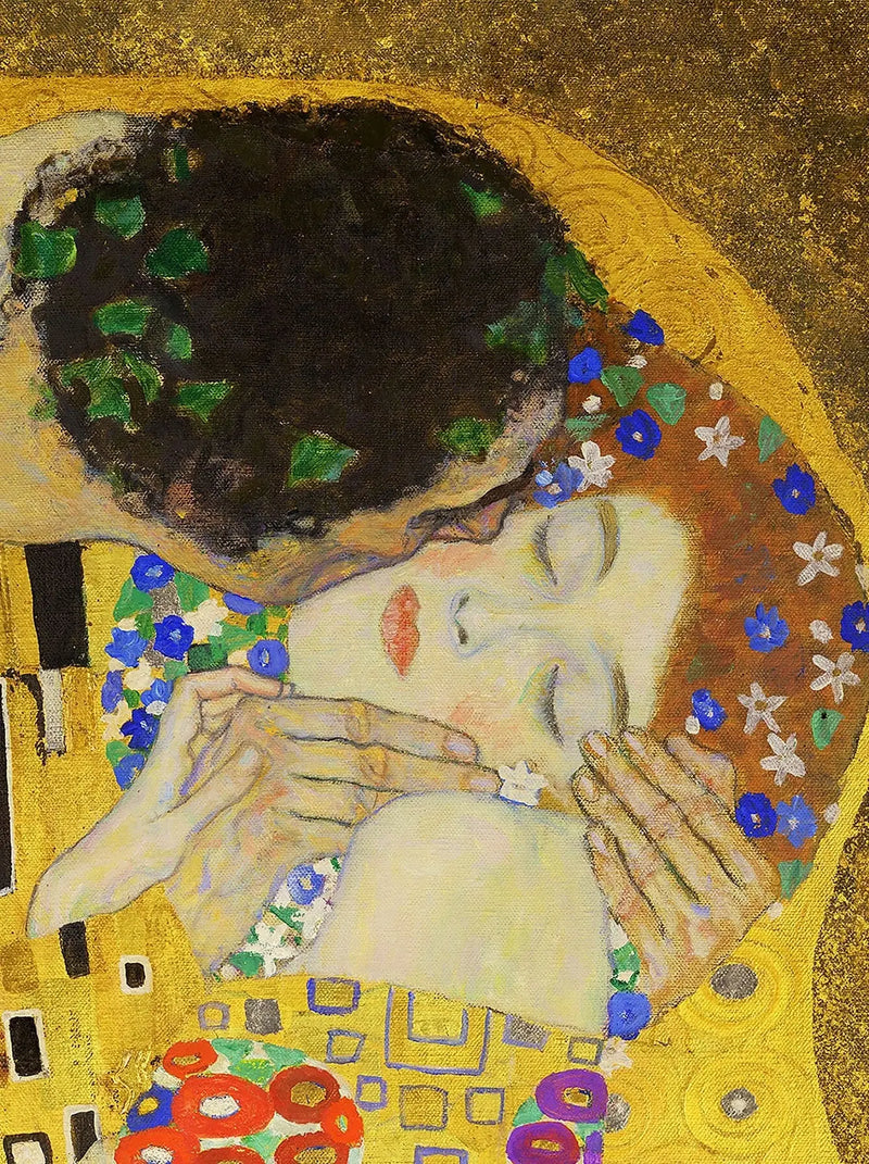 💋 Öpücük (Detay IV) – Gustav Klimt (1907-1908)