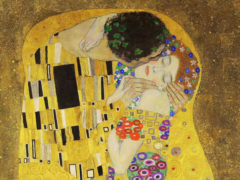 💋 Öpücük – Gustav Klimt (Detay) (1907-1908)