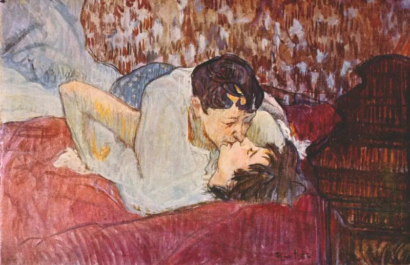 Öpücük - Henri de Toulouse-Lautrec