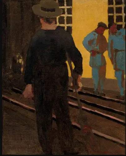 Yol üzerindeki süpürgeci - Édouard Vuillard