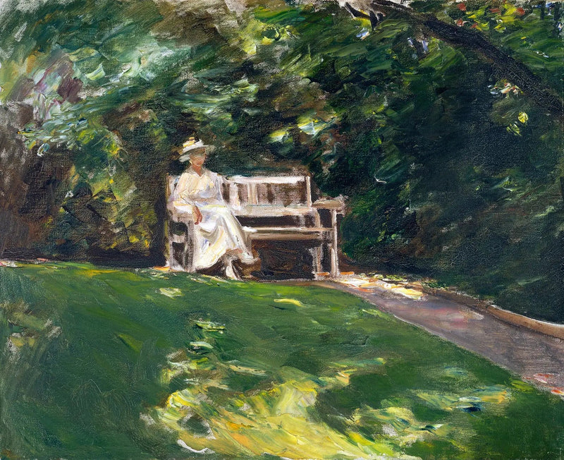 Bahçe bankı - Max Liebermann