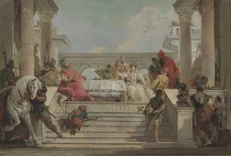 Kleopatra'nın Yemeği - Giovanni Battista Tiepolo