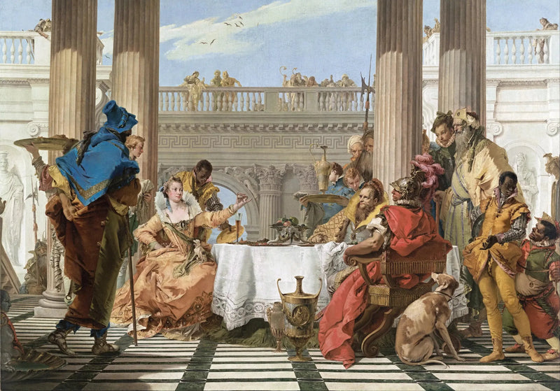 Kleopatra'nın Yemeği - Giovanni Battista Tiepolo