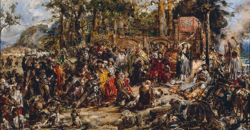Litvanya vaftizi - Jan Matejko
